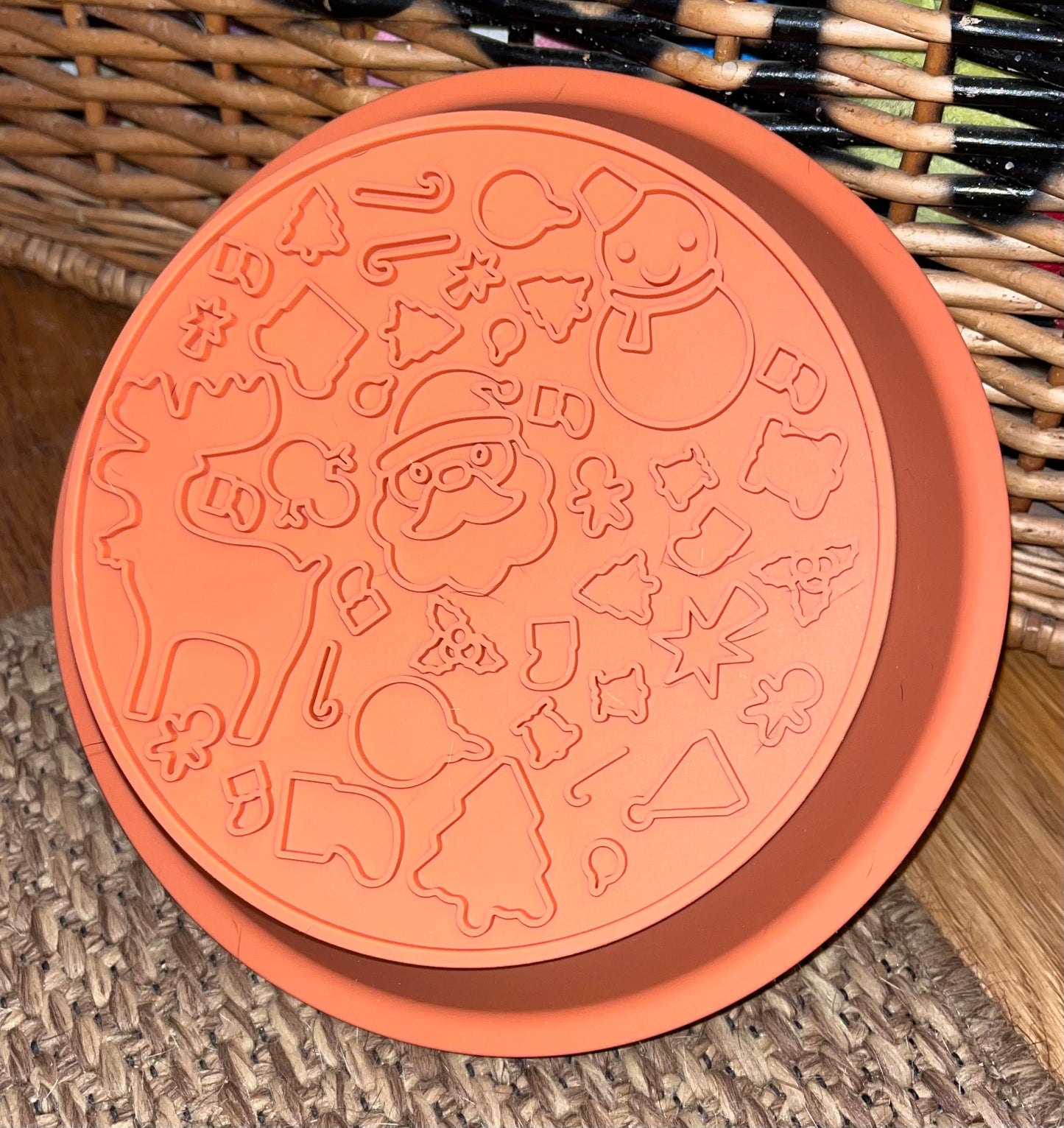 Festive Reindeer Dual Slow Feeder/Lick Mat