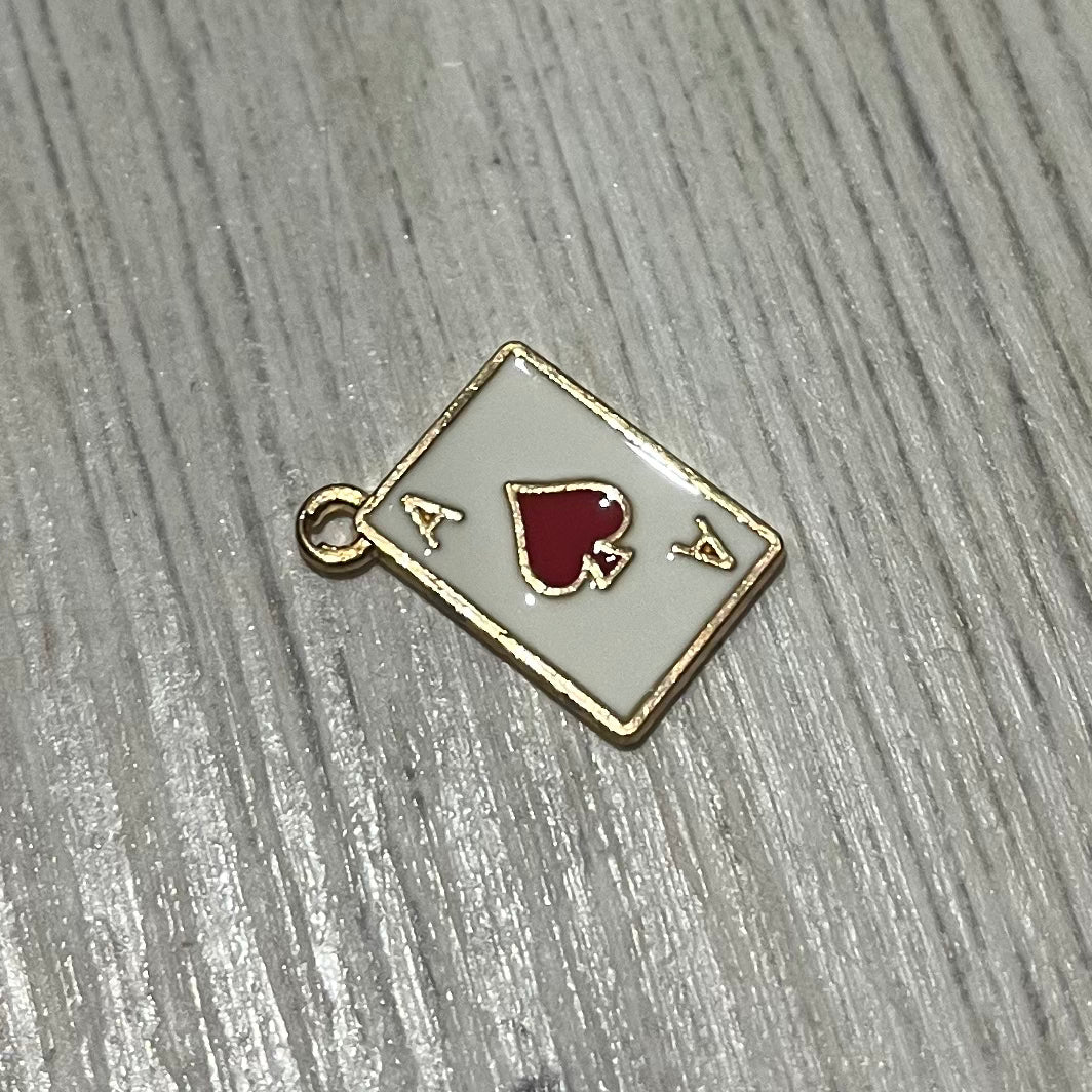 Ace of Hearts Charm