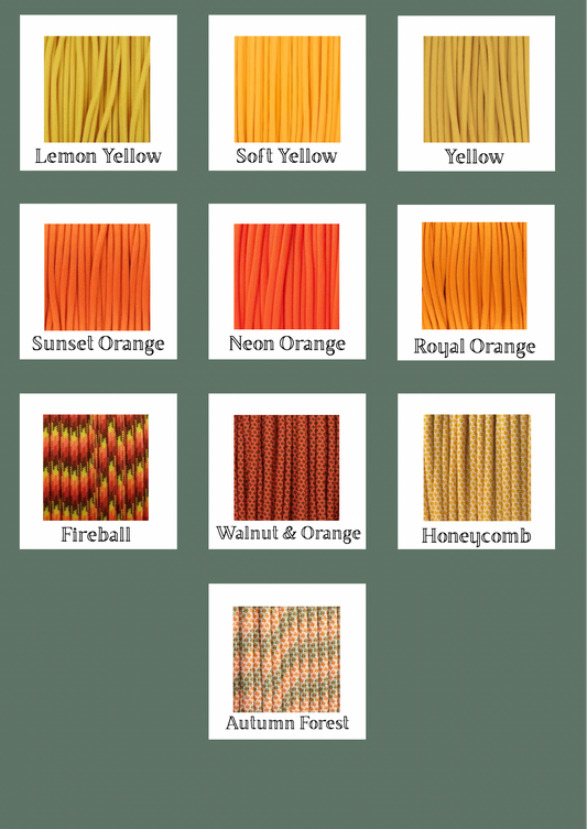 Yellow & Orange Lanyards