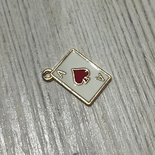 Ace of Hearts Charm