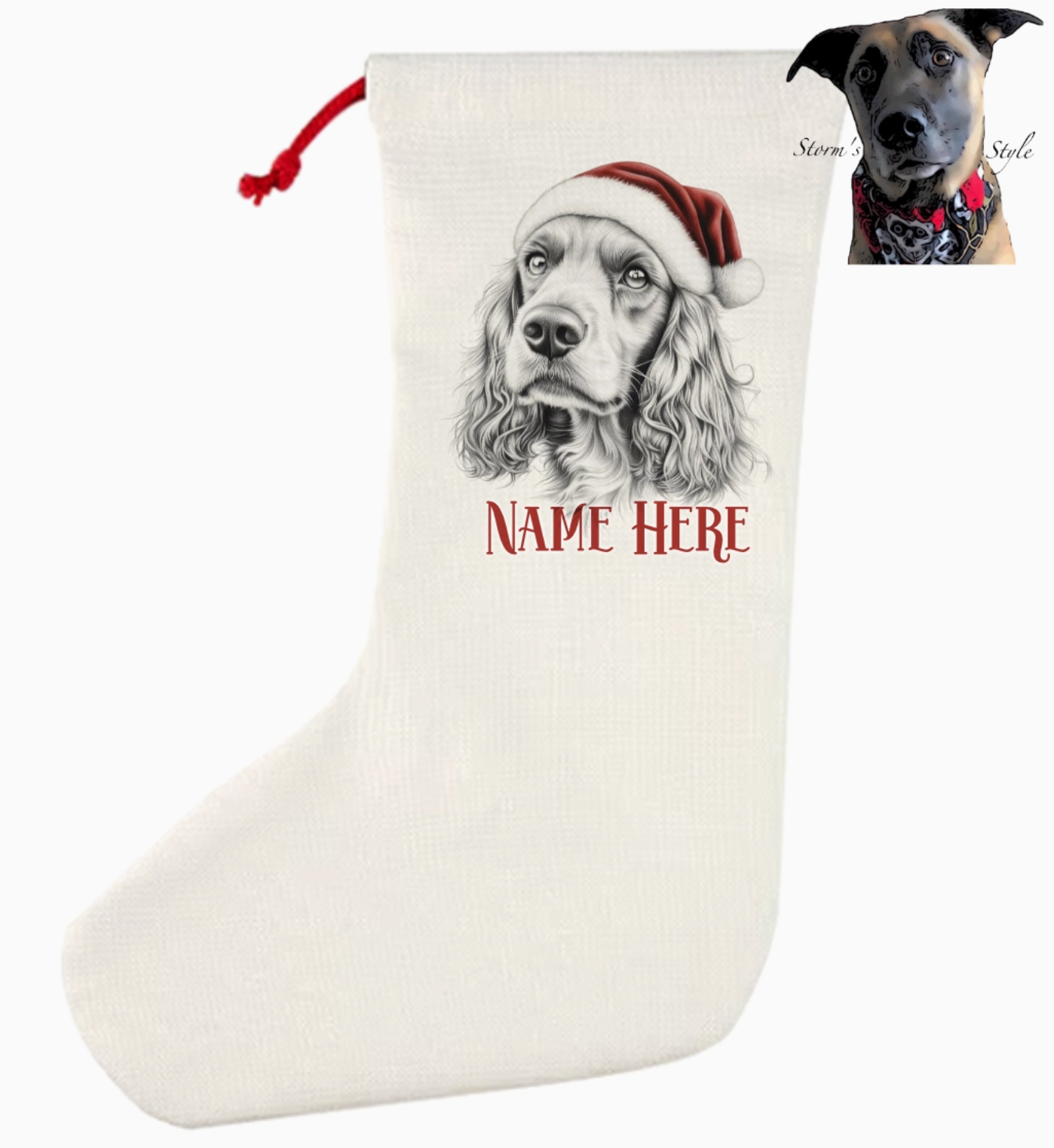 Personalised Dog Stocking